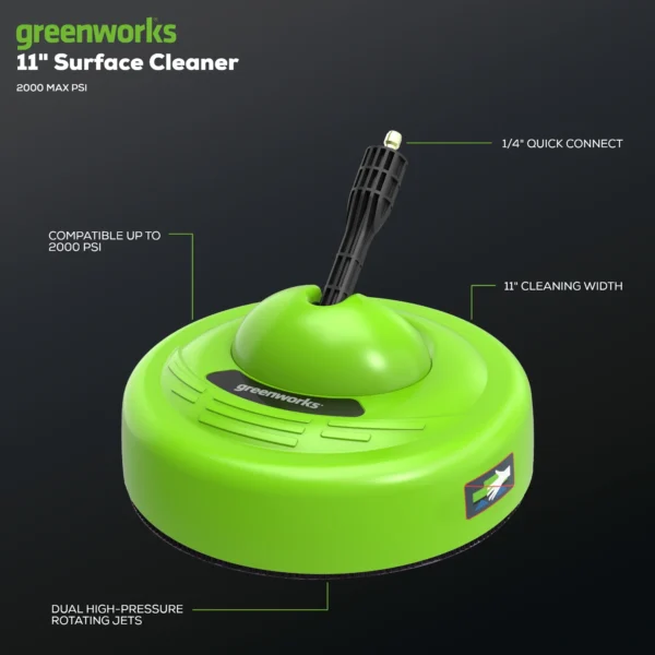 Greenworks Surface Cleaner Universal Pressure Washer Attachment - Image 2