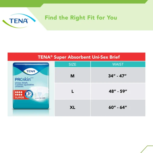 Tena ProSkin Unisex Adult Diapers, Maximum Absorbency, XL, 12 Ct - Image 4